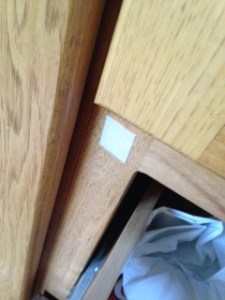 kitchen drawer velcro 2